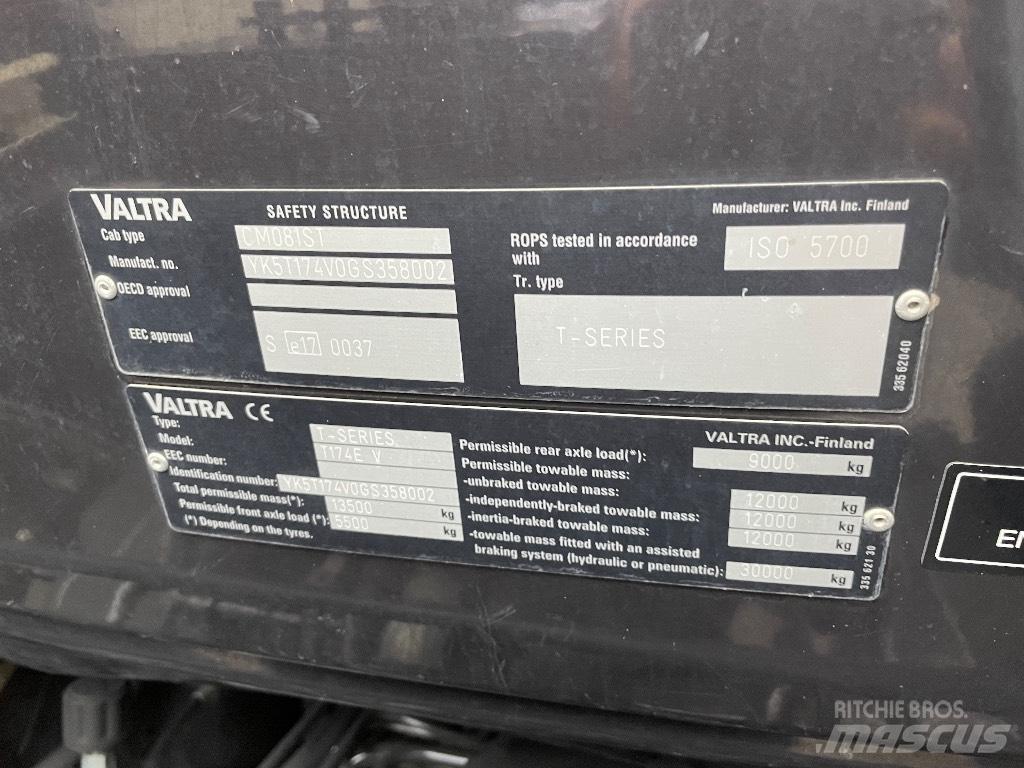 Valtra T 174 Tratores Agrícolas usados