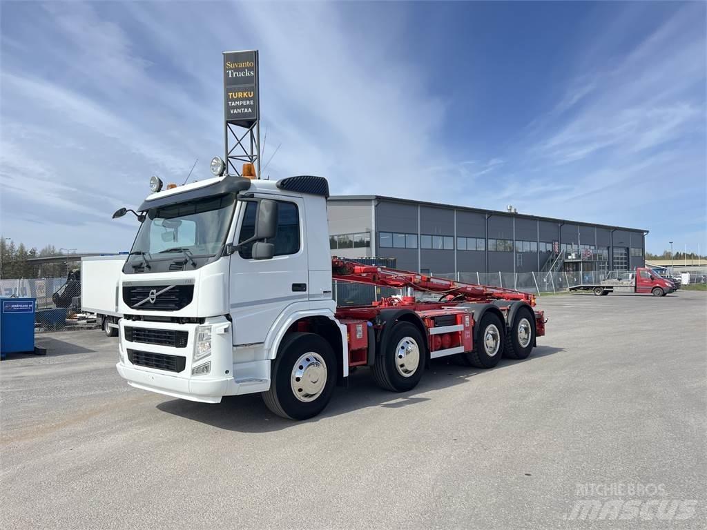 Volvo FM460 8x4 Camiões caixa desmontável com elevador de cabo