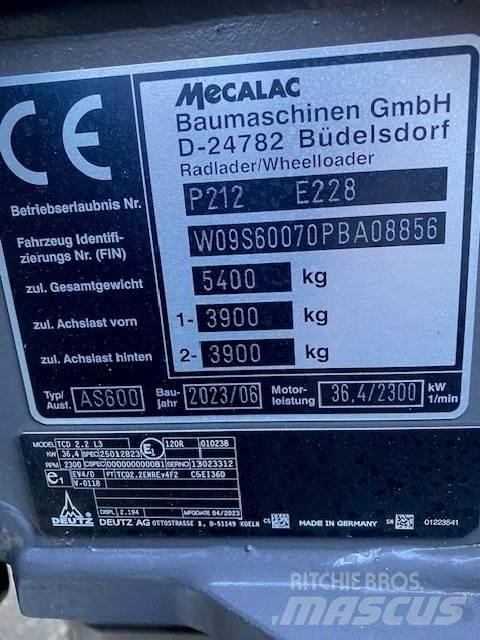 Mecalac AS600 Pás carregadoras de rodas