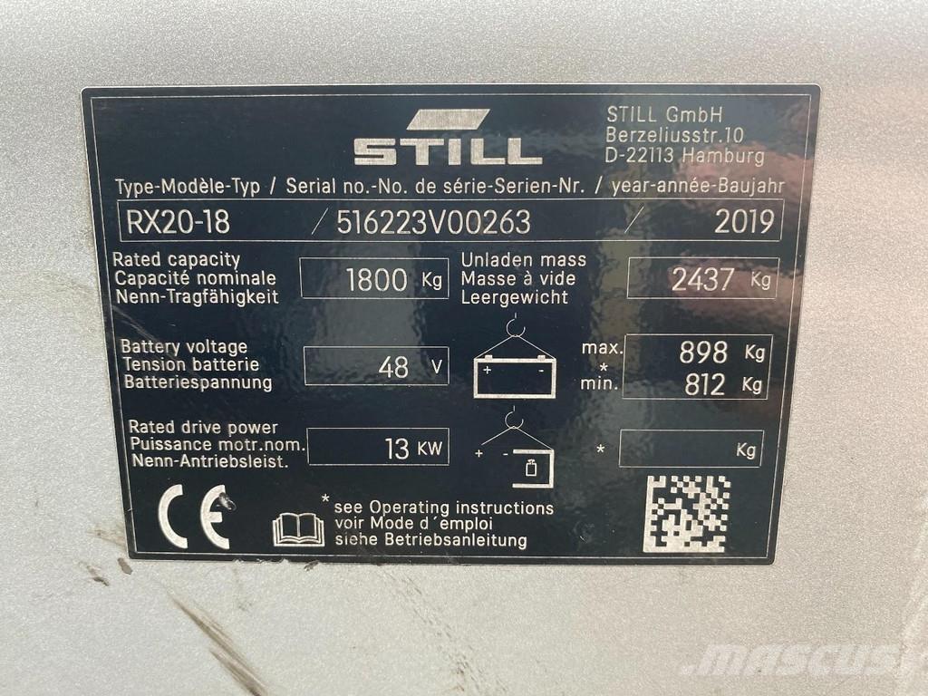 Still RX20-18 Empilhadores eléctricos
