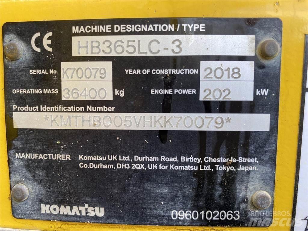 Komatsu HB365LC-3 Escavadoras de rastos