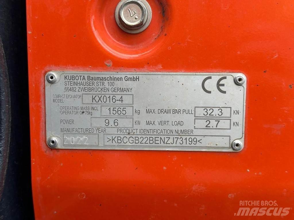 Kubota KX016-4 Mini Escavadoras <7t