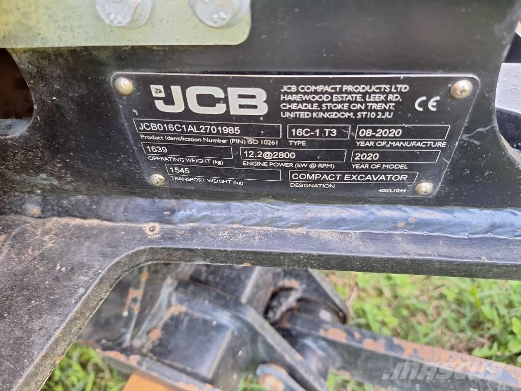 JCB 16 C-1 Mini Escavadoras <7t