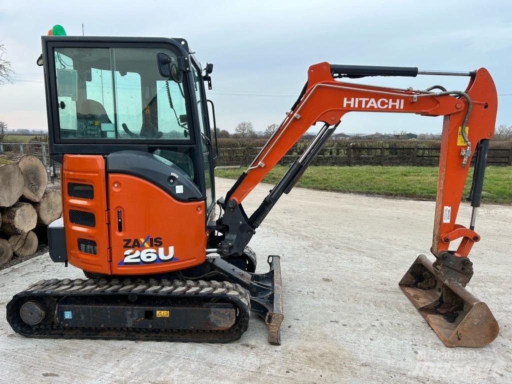 Hitachi ZX 26 U-6 Mini Escavadoras <7t