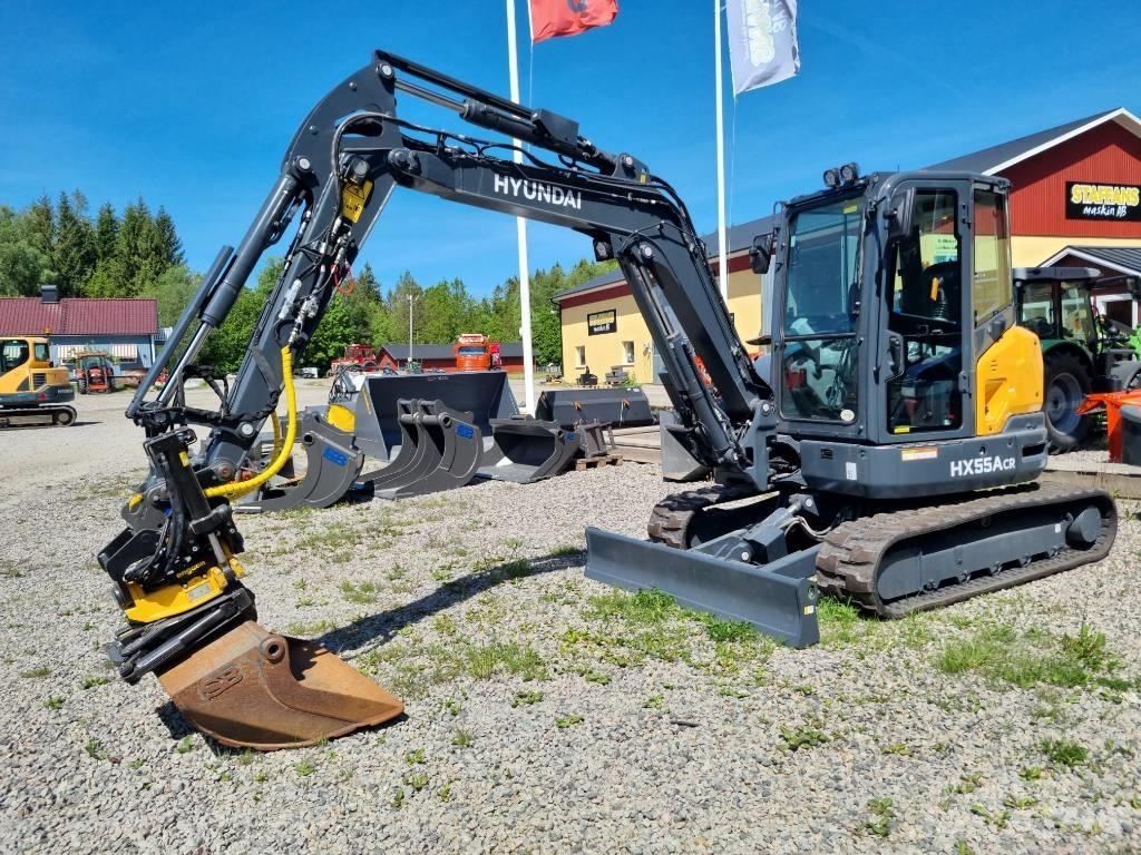 Hyundai HX 55 ACR Mini Escavadoras <7t