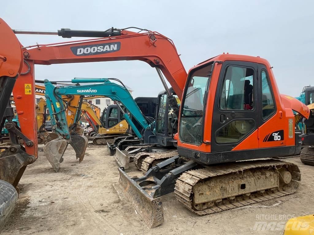 Doosan DX80 Mini Escavadoras <7t