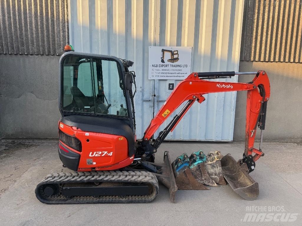 Kubota U 27 Mini Escavadoras <7t