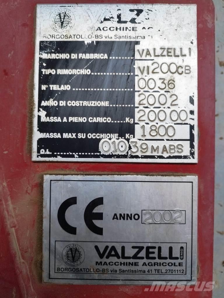  Valzelli 200 cb Outros reboques agricolas