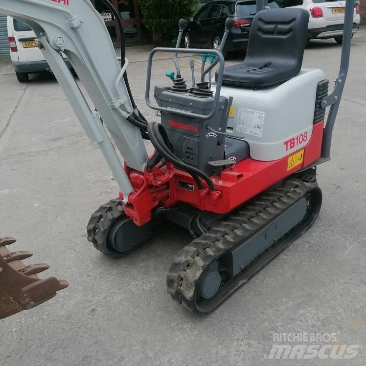 Takeuchi TB108 Mini Escavadoras <7t