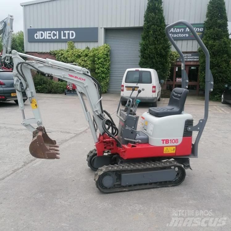 Takeuchi TB108 Mini Escavadoras <7t