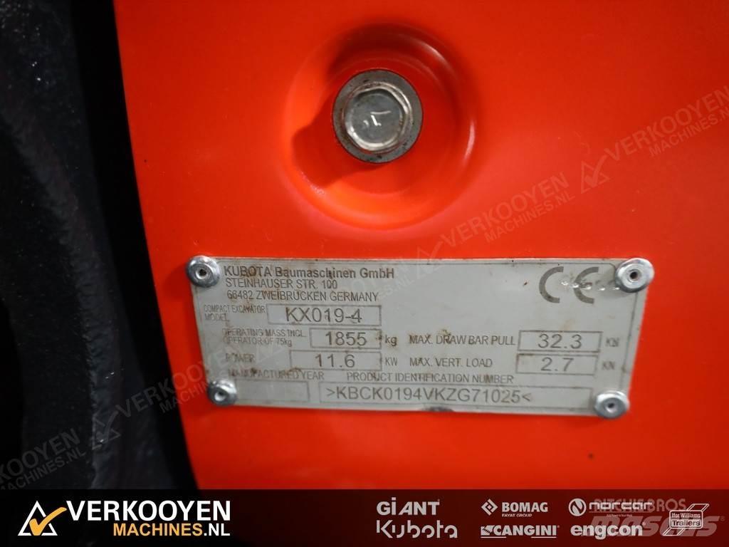 Kubota KX019-4 Mini Escavadoras <7t