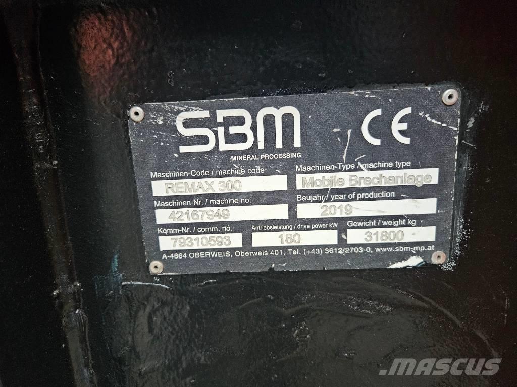 SBM Remax 300 Britadores móveis