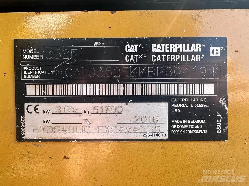 CAT 352F Escavadoras de rastos