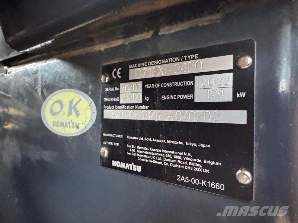 Komatsu D71 PXi-24EO Dozers - Tratores rastos