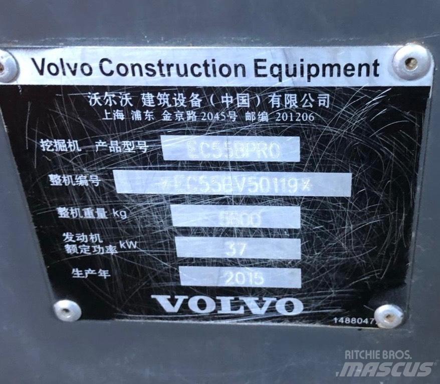 Volvo ECR 55 Mini Escavadoras <7t