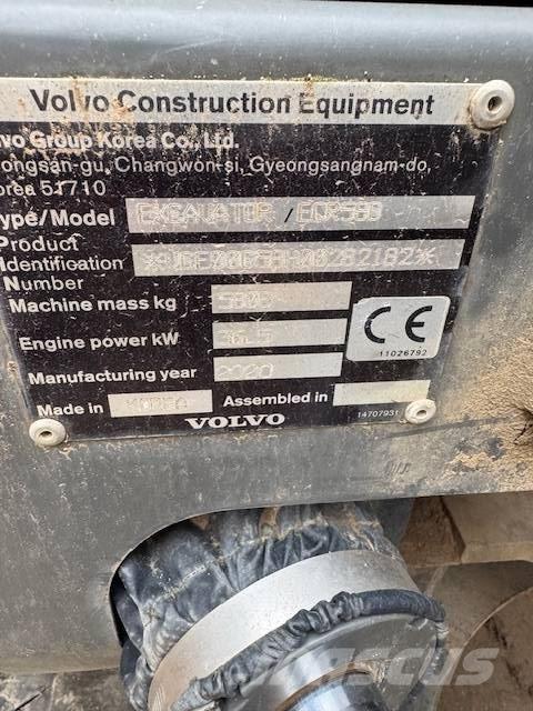 Volvo ECR58D Mini Escavadoras <7t