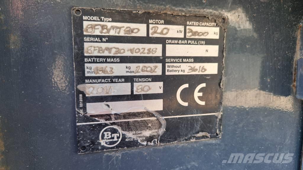 Toyota 8 FBMT 30 Empilhadores eléctricos