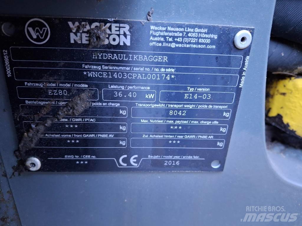 Wacker Neuson EZ 80 Escavadoras Midi 7t - 12t