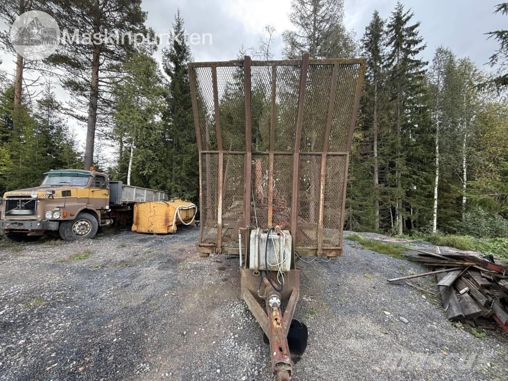  Traktorvagn med kran Outros reboques agricolas