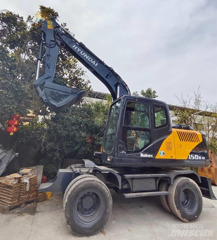 Hyundai 150w Escavadoras de rodas
