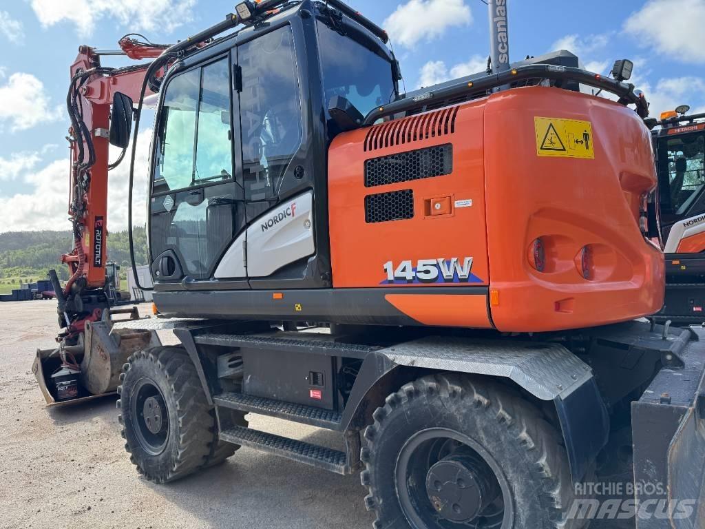 Hitachi ZX 145 W-6 Escavadoras de rodas