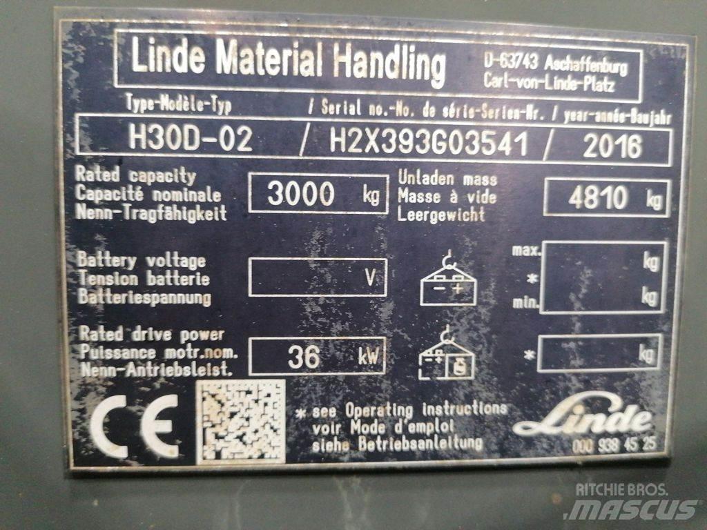 Linde H30D-02 Empilhadores Diesel
