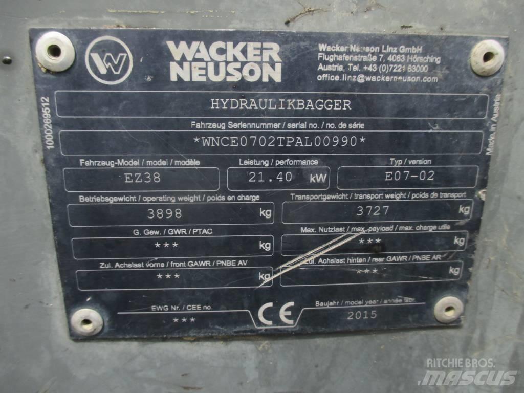 Wacker Neuson EZ 38 Escavadoras de rastos