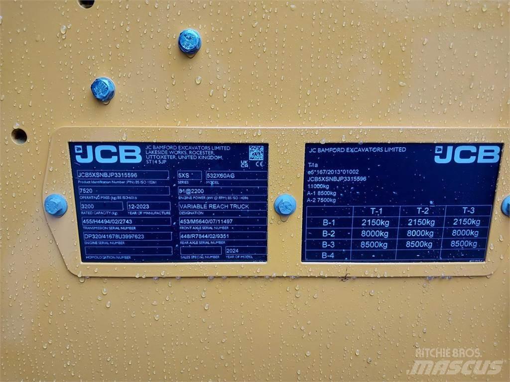 JCB 532-60 AGRI Manipuladores telescópicos