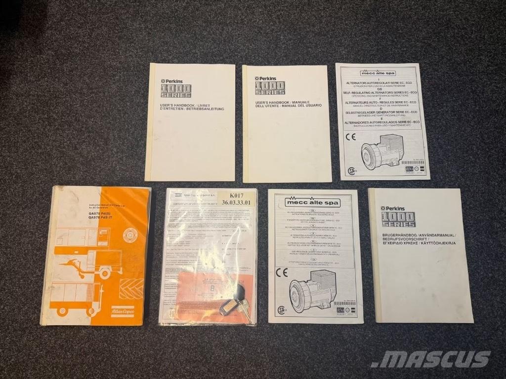 Atlas Copco QAS 78 Geradores Diesel