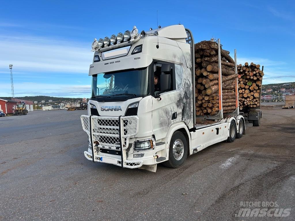 Scania R 650 Camiões de transporte de troncos
