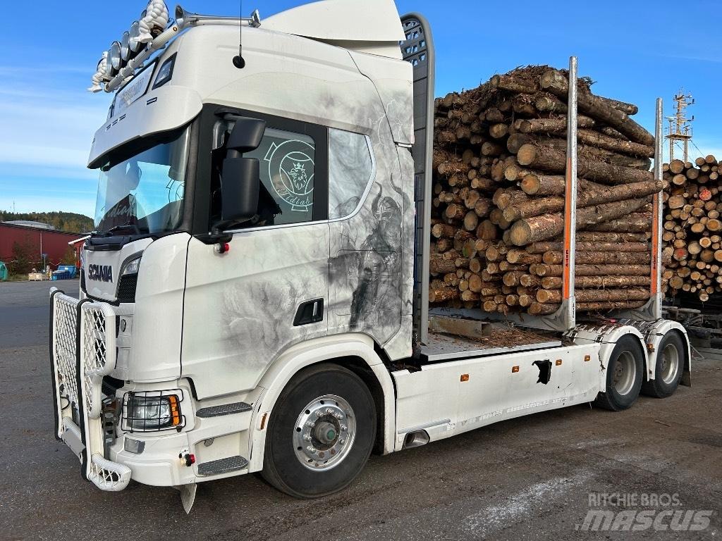 Scania R 650 Camiões de transporte de troncos