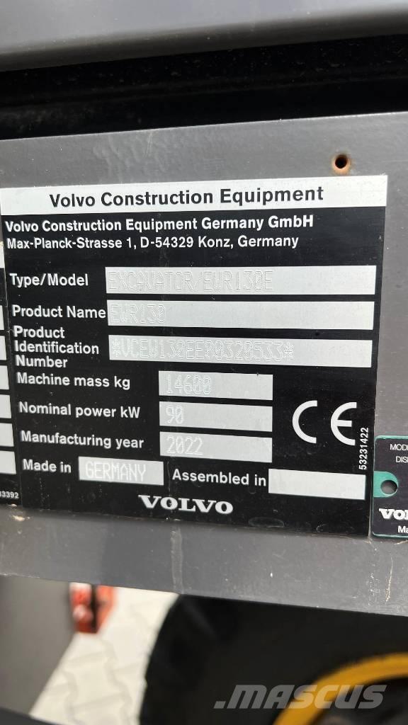 Volvo EWR 130 E Escavadoras de rodas