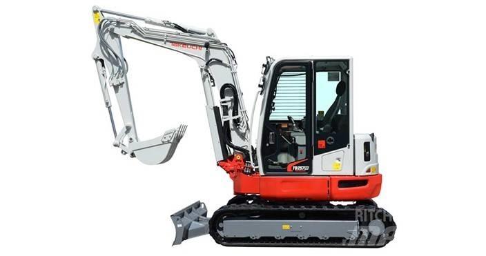 Takeuchi TB257FR Mini Escavadoras <7t