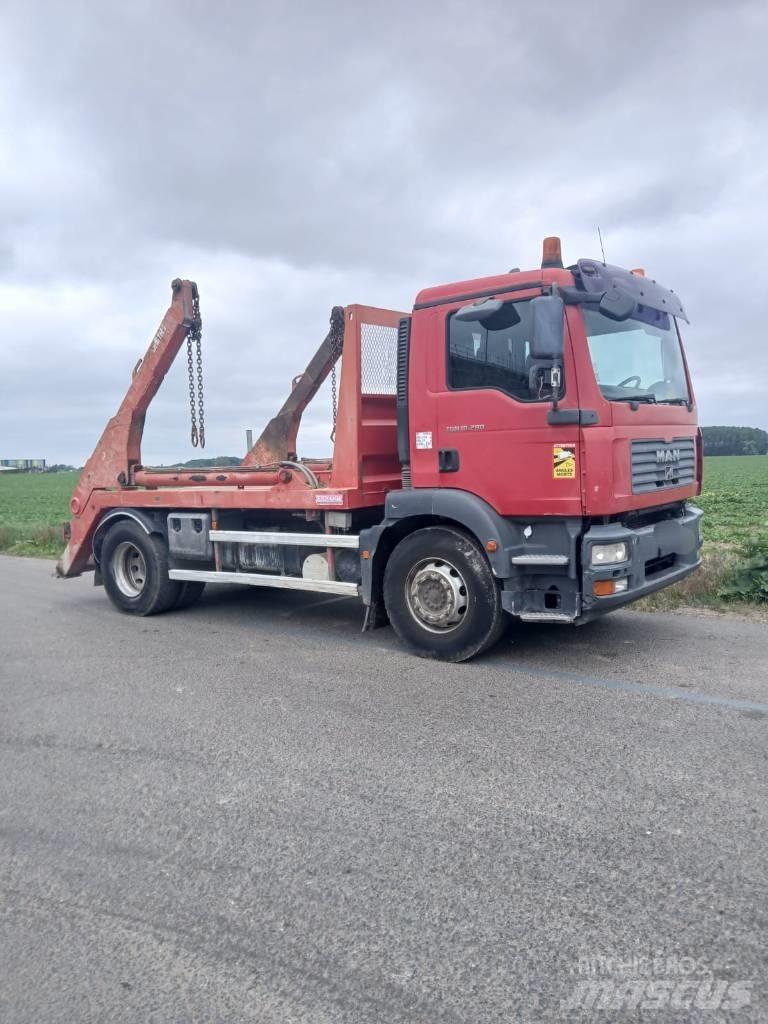 MAN TGM 18.280 Camiões multibenne