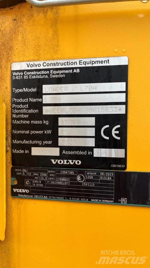 Volvo L70H Pás carregadoras de rodas
