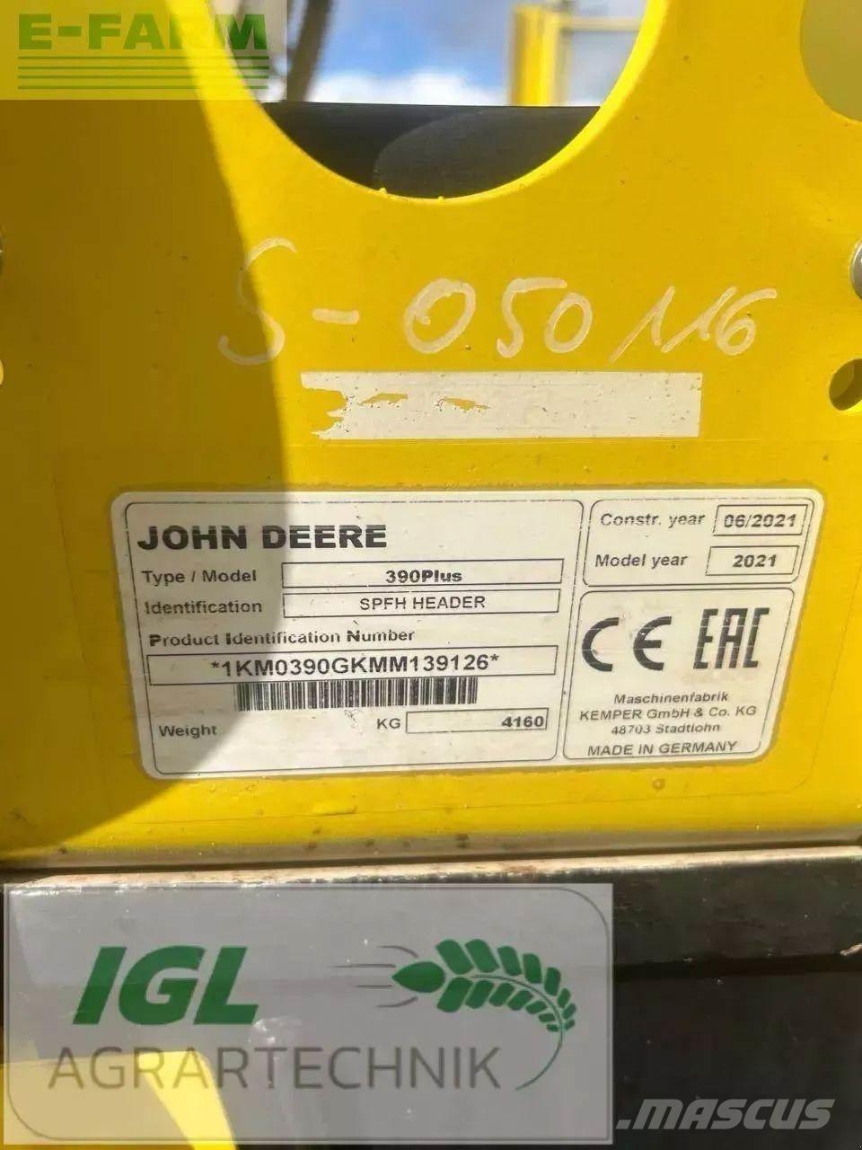 John Deere 9700 i Forrageiras auto-propulsionadas