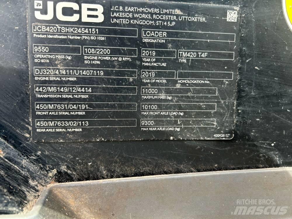 JCB TM 420 Telescópicas para Agricultura