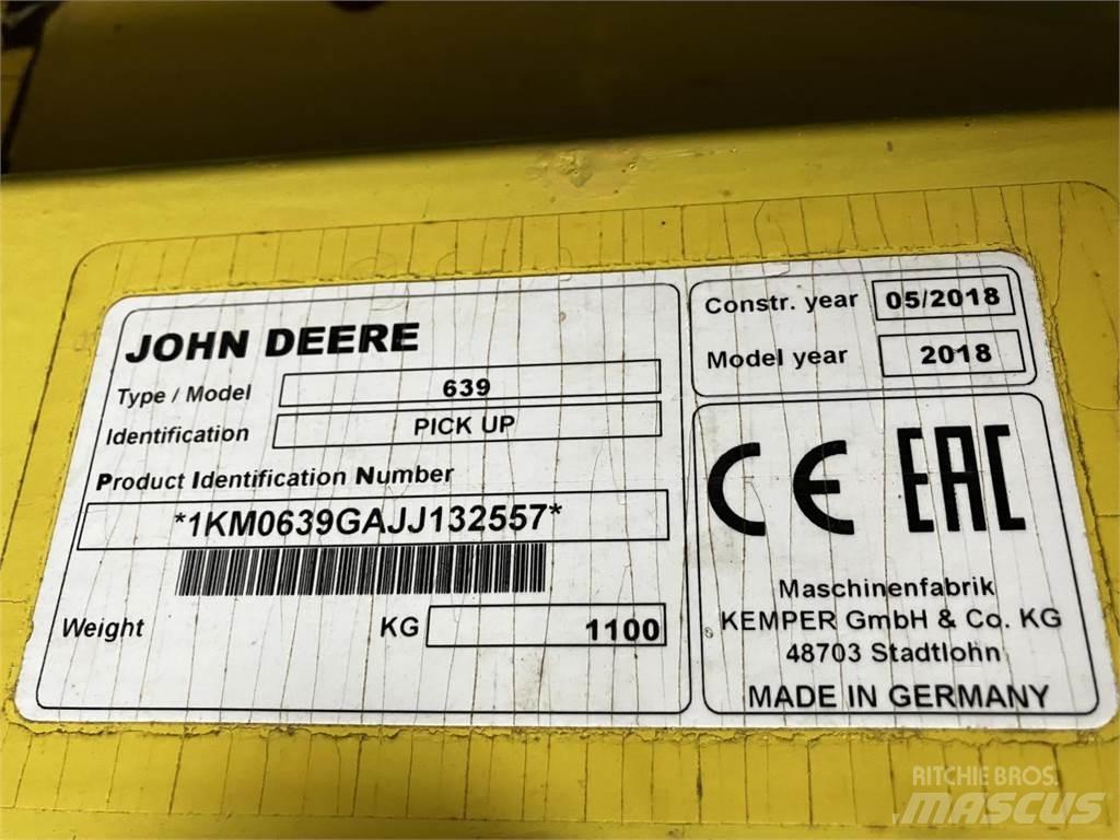 John Deere 639 Acessórios de ceifeiras debulhadoras