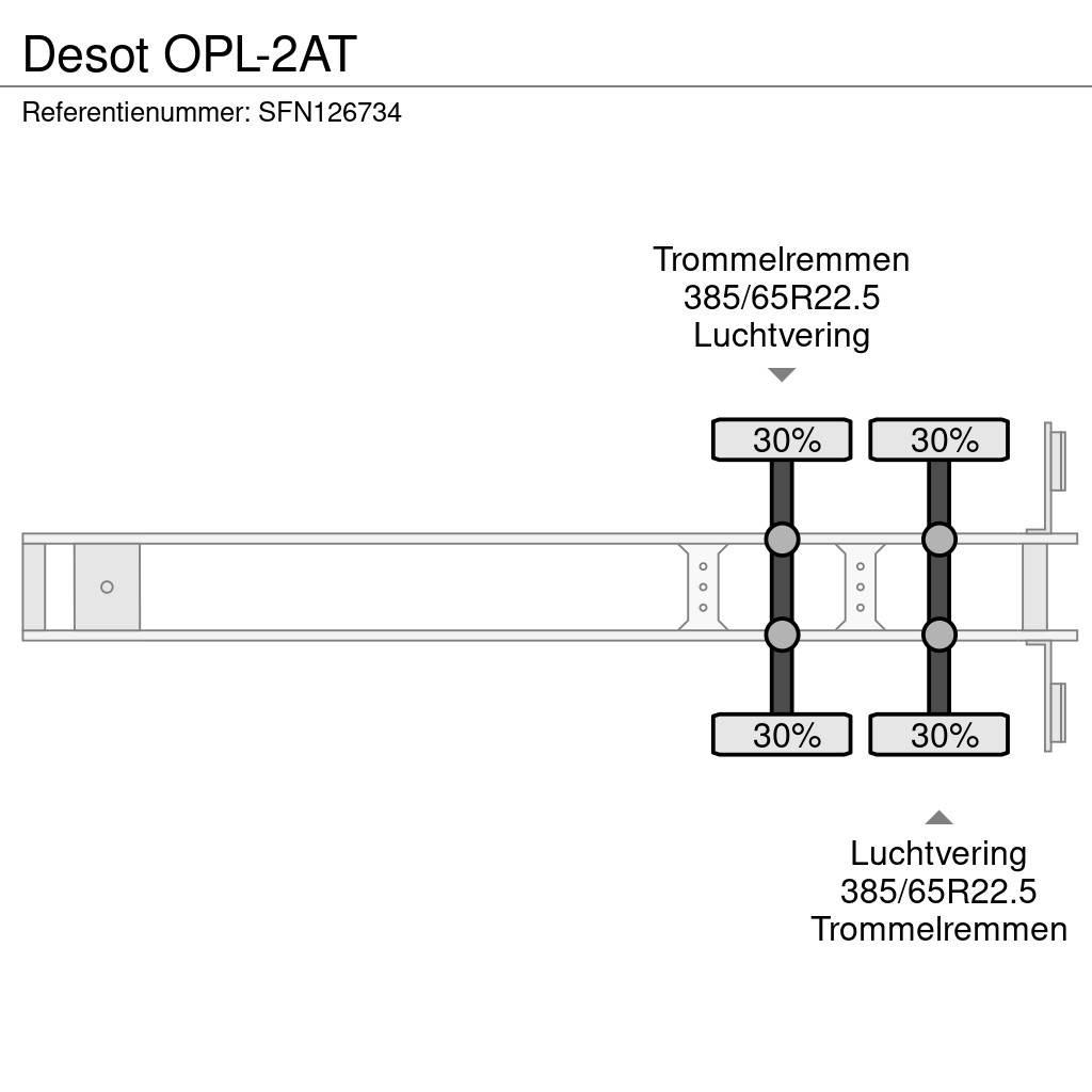 Desot OPL-2AT Semi-Reboques Caixa Fechada