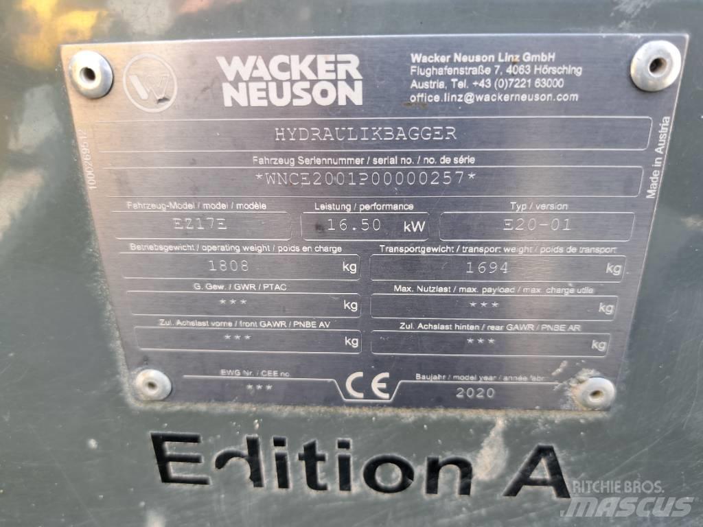 Wacker Neuson EZ17e Escavadoras de rastos