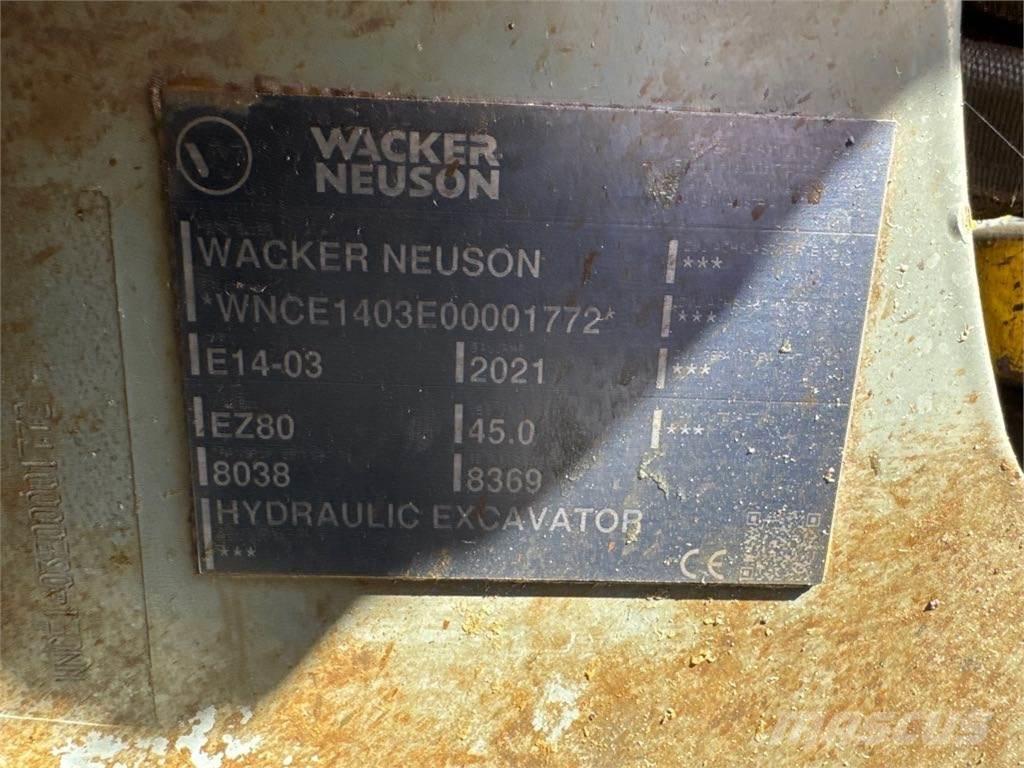 Wacker Neuson EZ80 Escavadoras de rastos