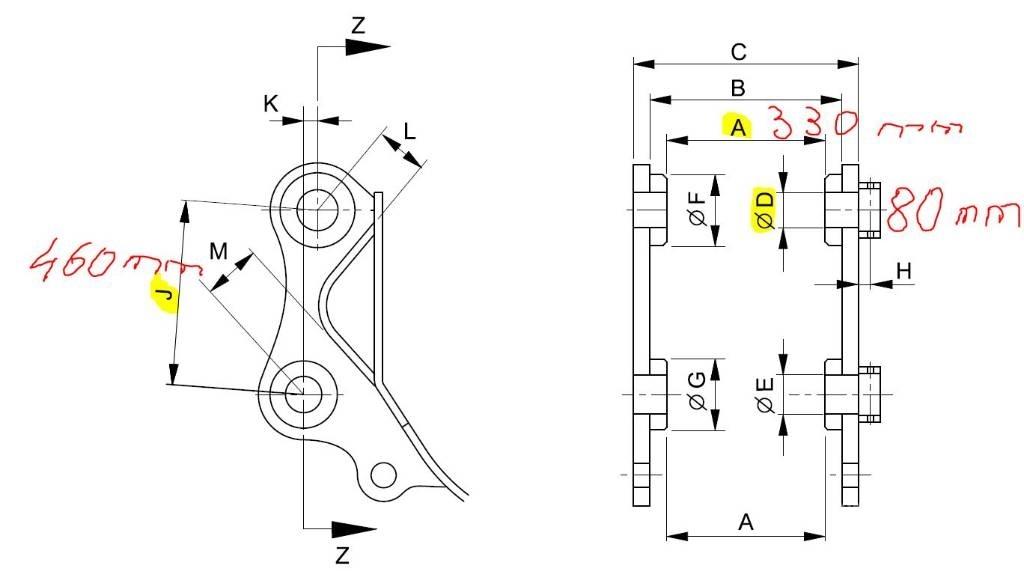  CW30 _22t_80mm Conectores