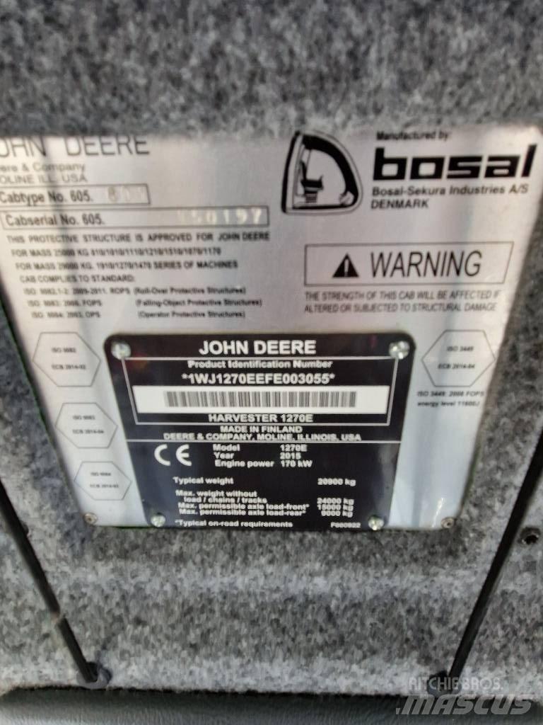 John Deere 1270E Processadores florestais