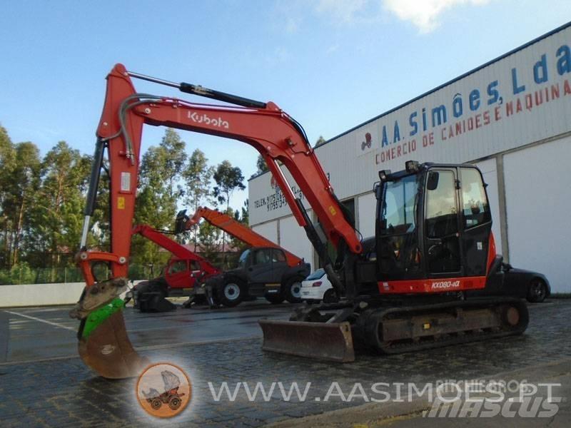 Kubota KX 080-4 Escavadoras Midi 7t - 12t