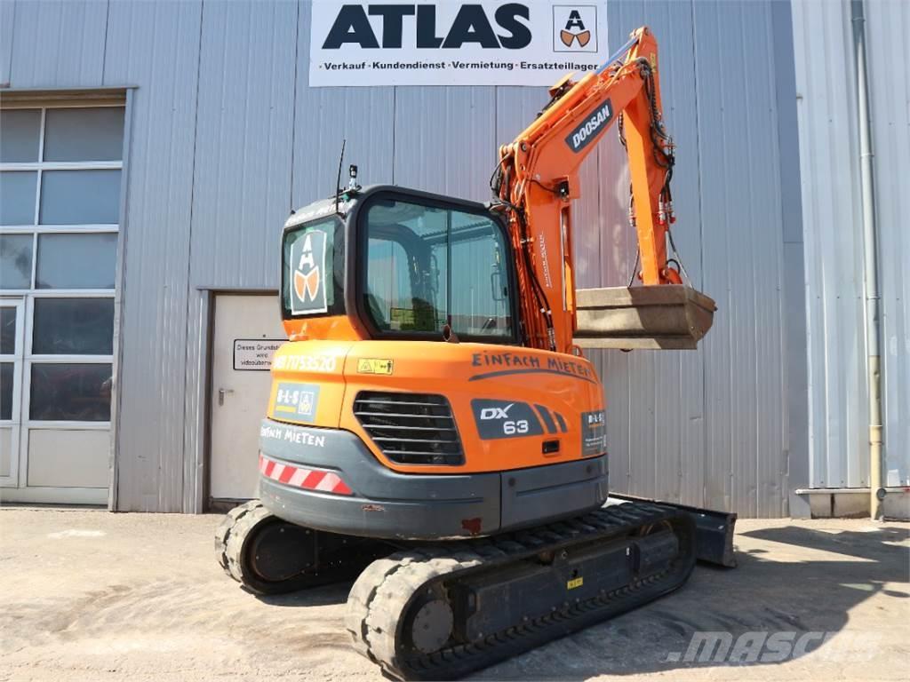 Doosan DX63-3 Mini Escavadoras <7t