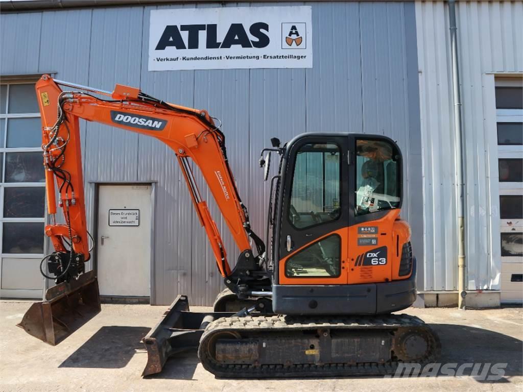 Doosan DX63-3 Mini Escavadoras <7t