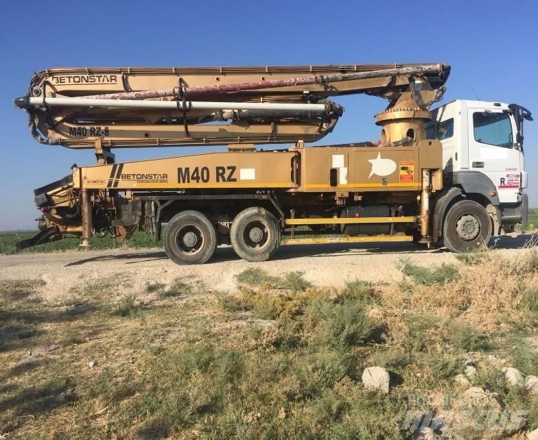Betonstar 40M-5RZ Camiões bomba Betão