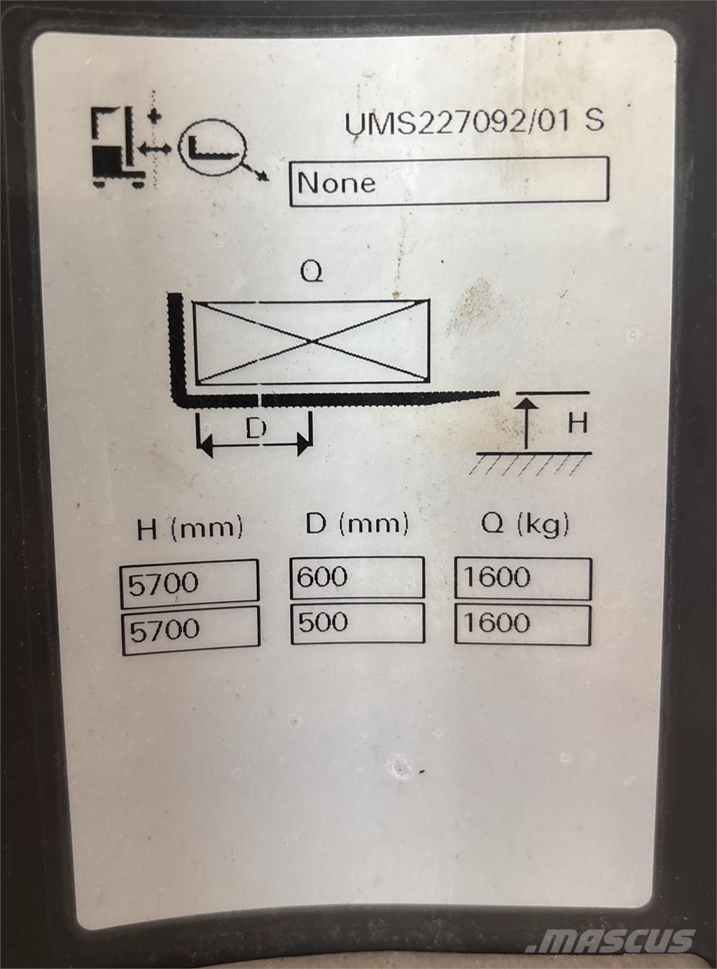 Atlet UMS160 Empilhadores Elevadores