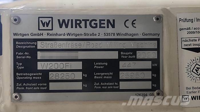 Wirtgen W200Fi Máquinas de blocos de betão
