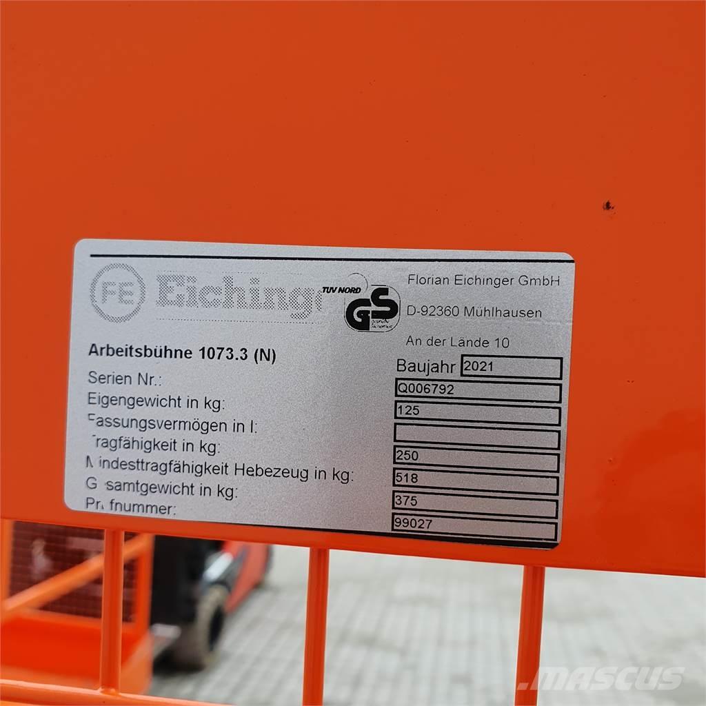 Eichinger 107.3 Plataformas aéreas montadas em atrelados